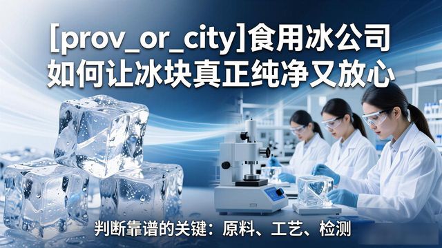 衡水食用冰公司如何让冰块真正纯净又放心